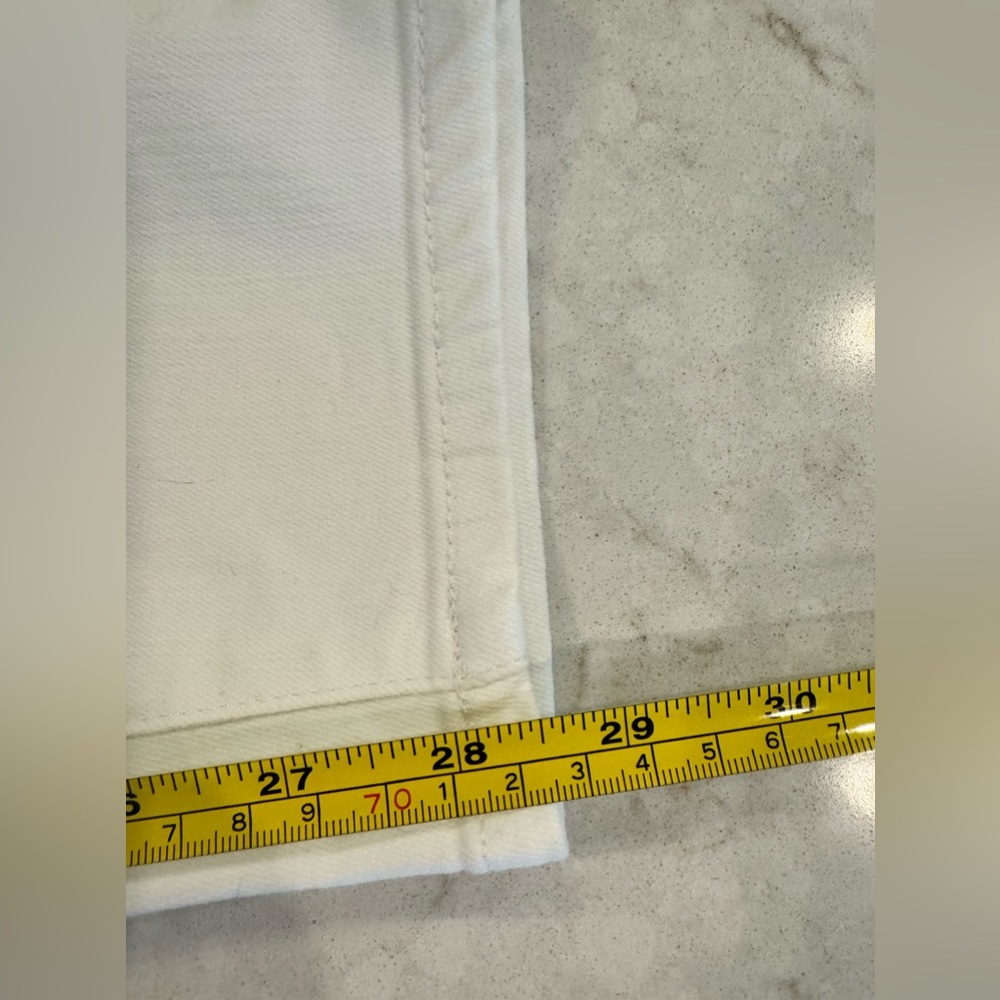 Talbots High Waist Jegging Ankle Curvy Fit Size 12 White - Picture 5 of 8